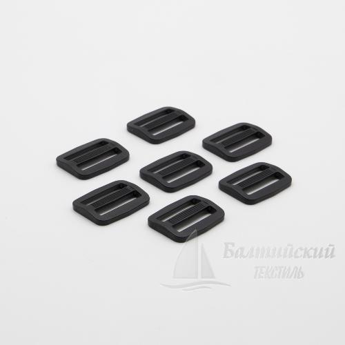 Пряжка 2 щели 25мм черная. Цена от 0,64 р. в Казани