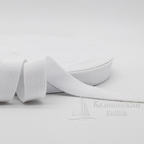 Резинка ткацкая 20мм белая