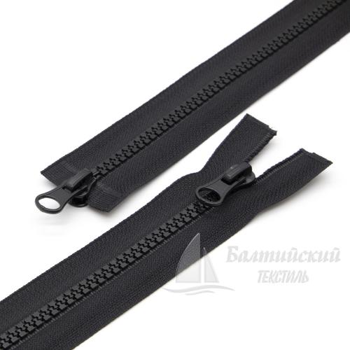 Молния трактор разъемная Т5 50см 2 замка черная БТ