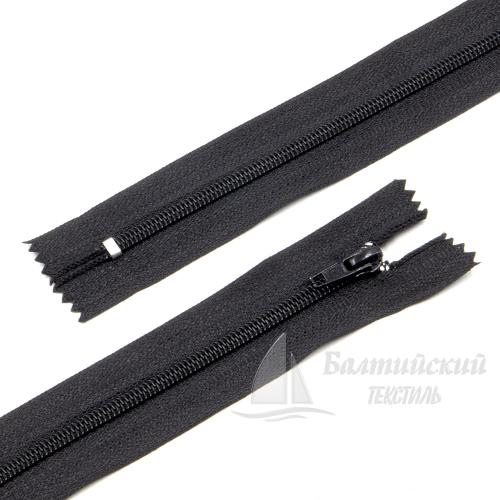 Молния витая неразъемная Т4 16см черная (брючная). Цена от 4,92 р. в Казани