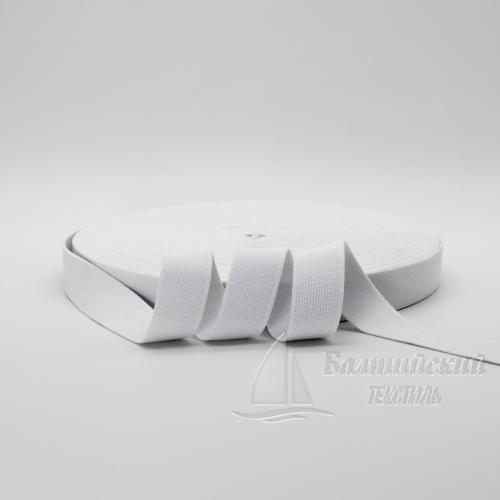 Резинка ткацкая 25мм белая РБ