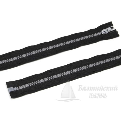 Молния трактор разъемная Т5 75см черный звено серый  БТ