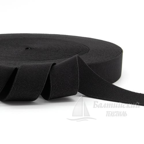 Резинка ткацкая 25мм черная
