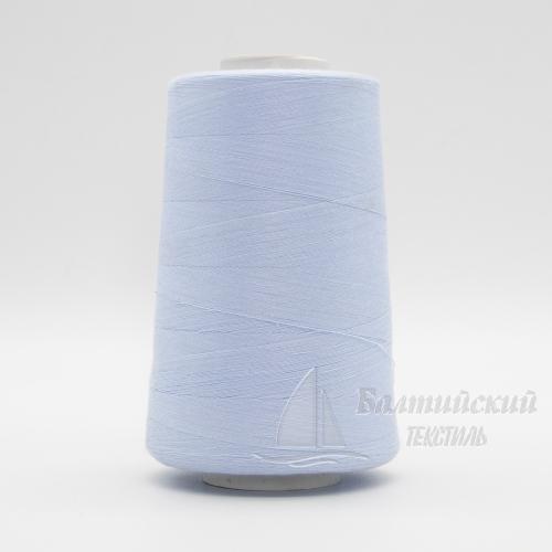 Нитки 40/2 ТМ 100% ПЭ (5000ярд) конус S438 голубой