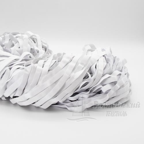 Резинка вязаная 10мм белая Резинка вязаная 10мм белая