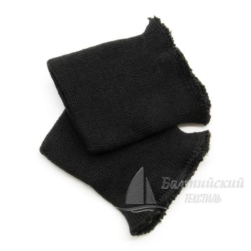 Манжеты трикотажные 8*10см ПАН (акрил) 1х1 бесшовные черные