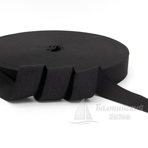 Резинка вязаная 30мм черная Резинка вязаная 30мм черная