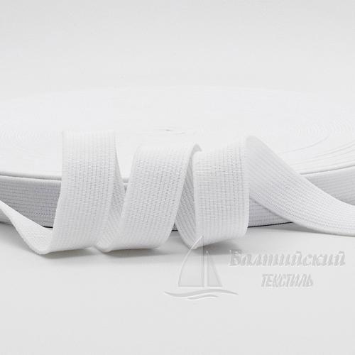 Резинка ткацкая 20мм белая РБ