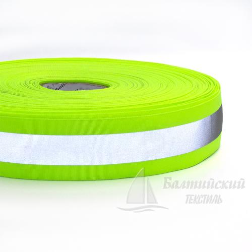 Лента светоотражающая репсовая ПЭ R280 полоса лимон 50мм. Цена от 21,78 р. в Казани
