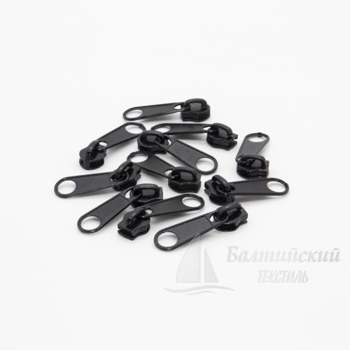 Бегунок для витой молнии Т8 галантерейный черный БТ. Цена от 9,01 р. в Казани