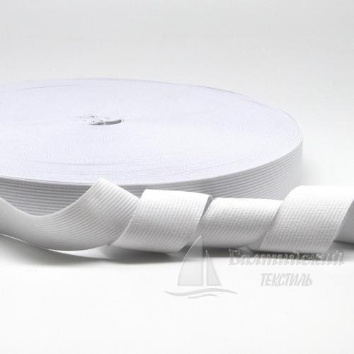 Резинка вязаная 30мм белая