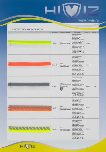 Образец Канты светоотражающие. Цена от 199.00 в Казани Образец Канты светоотражающие. Цена от 199.00 в Казани