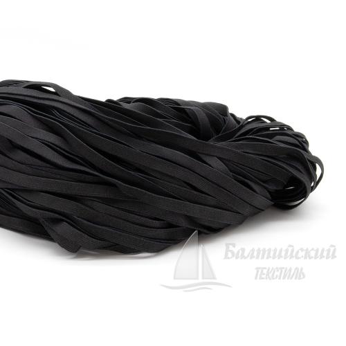 Резинка ткацкая 10мм черная Резинка ткацкая 10мм черная