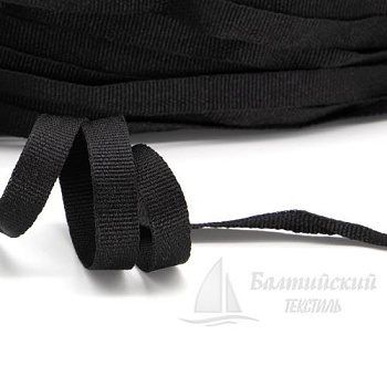 Тесьма вешалочная 9мм черный БТ. Цена от 4,49 р. в Казани