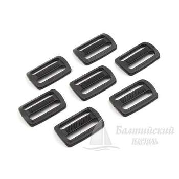 Пряжка 2 щели 30мм черная ПП. Цена от 2,38 р. в Казани