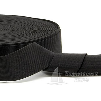 Резинка ткацкая 40мм черная РБ. Цена от 17,19 р. в Казани
