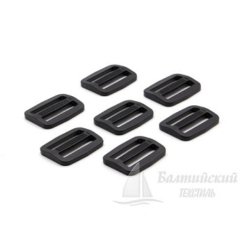 Пряжка 2 щели 30мм черная БТ (POM). Цена от 1,39 р. в Казани