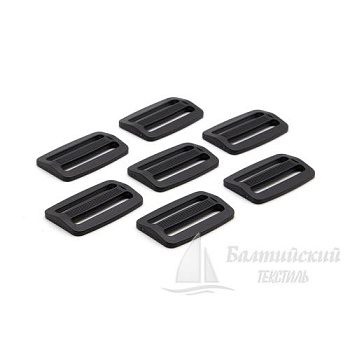 Пряжка 2 щели 40мм черная БТ (POM). Цена от 1,95 р. в Казани