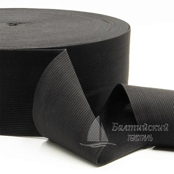 Резинка вязаная 80мм черная. Цена от 18,79 р. в Казани