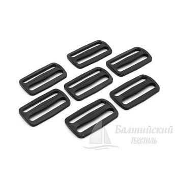 Пряжка 2 щели 50мм черная БТ (POM). Цена от 3,29 р. в Казани