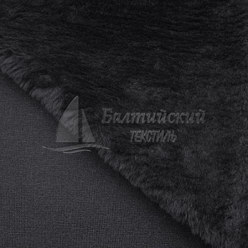 Мех искусственный мутон (150см) цв. черный. Цена от 330.00 в Казани