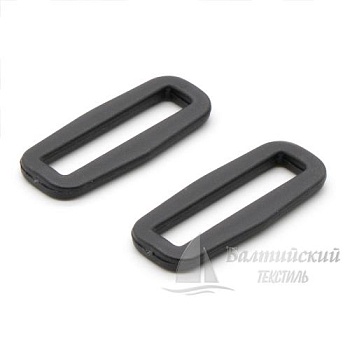 Рамка 1-щелевая 40мм черная (шлевка) ПП. Цена от 0,83 р. в Казани