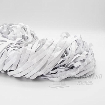 Резинка вязаная 10мм белая. Цена от 3,18 р. в Казани