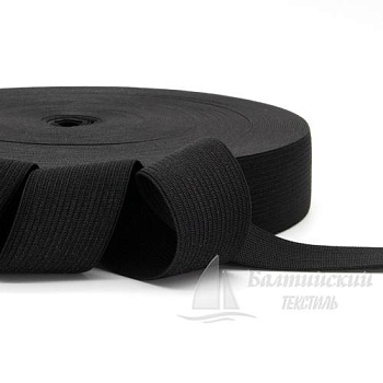 Резинка вязаная 35мм черная БТ. Цена от 7,97 р. в Казани