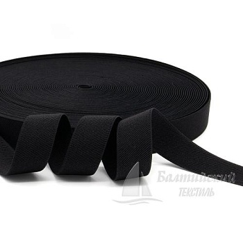 Резинка помочная 40мм черный БТ. Цена от 35,31 р. в Казани