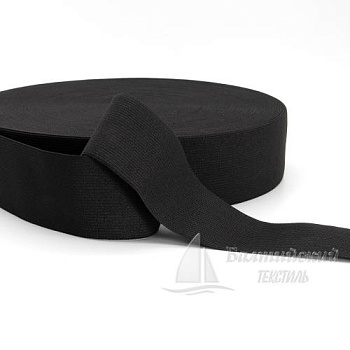 Резинка вязаная 50мм черная. Цена от 12,12 р. в Казани