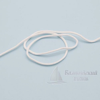 Шнур эластичный для масок Д2,8мм белый БТ. Цена от 1,83 р. в Казани
