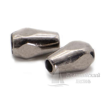 Наконечник цилиндр пластик черный никель (500/1000шт) БТ. Цена от 0,53 р. в Казани