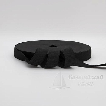 Резинка вязаная 20мм черная БТ. Цена от 4,74 р. в Казани